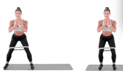 Crab walks with band